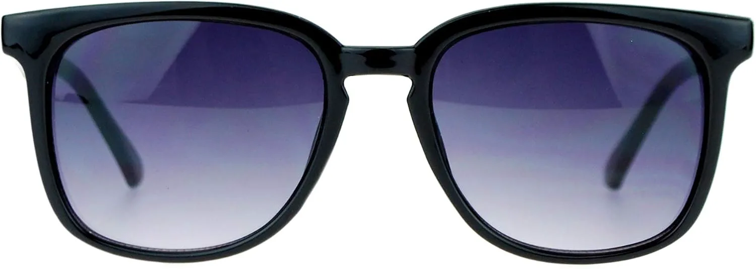 

Винтажные ретро-солнцезащитные очки унисекс с квадратной оправой и вырезом-«замочной скважиной», модные, с защитой от УФ-излучения UV400 PASTL, Black (Smoke)