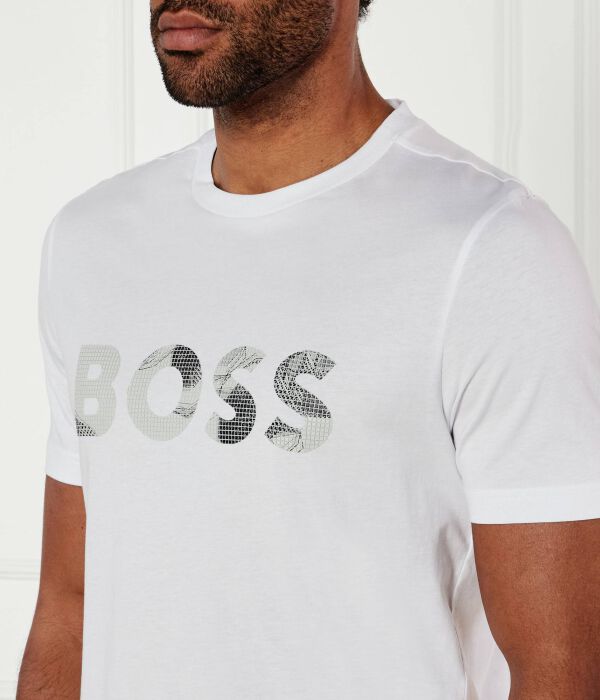 Футболки для глэмпинга Regular fit Boss Green, белый — фото 4