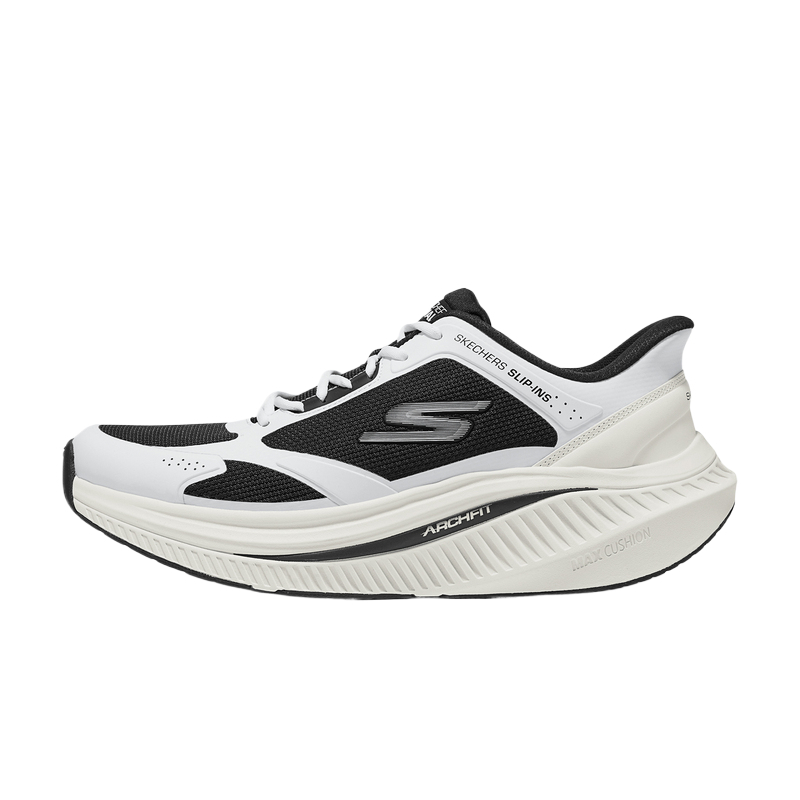 

Мужские GO WALK с амортизацией, нескользящие, устойчивые к истиранию, с поддержкой и балансом, легкие, низкие прогулочные ботинки Skechers, белый/черный/wbk