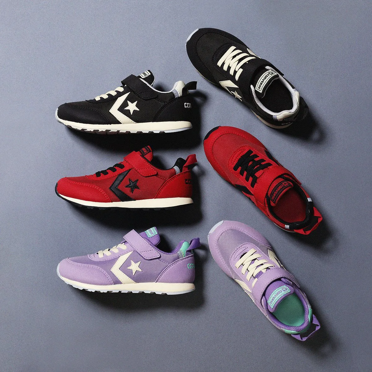 Кроссовки Kids RS Converse, Red/Black