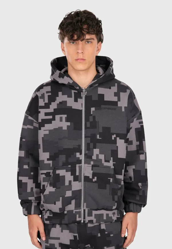 

Толстовка с застежкой-молнией Dropsize, Black Camo, Черный, Толстовка с застежкой-молнией Dropsize, Black Camo