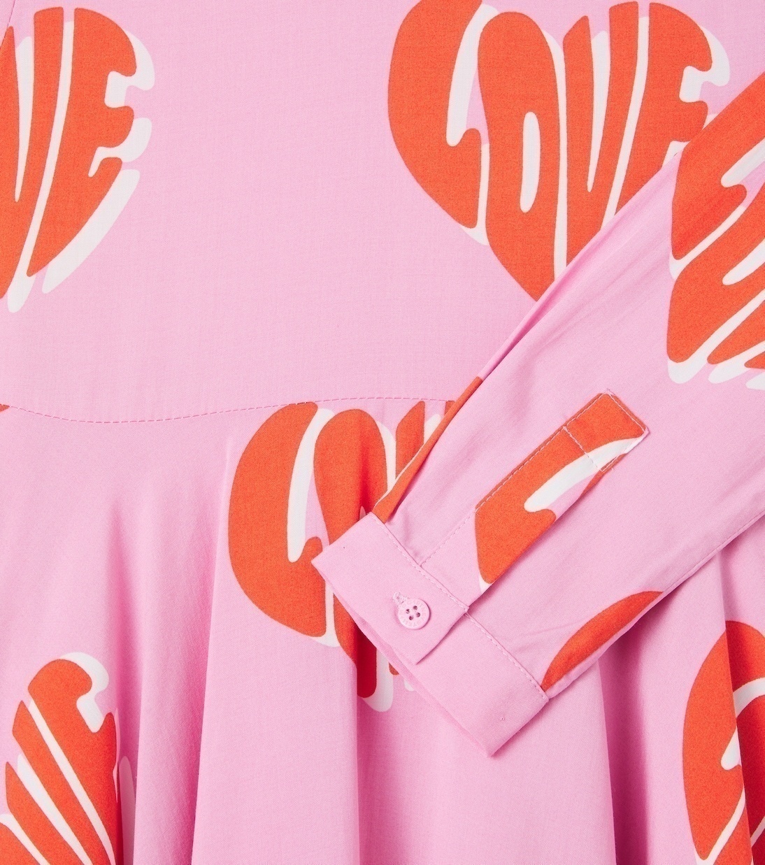 Платье из джерси с принтом Stella McCartney Kids, Rosa Fard/Multicolor — фото 2