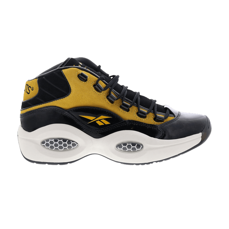 

Кроссовки Reebok BAIT x Peanuts x Question Mid 'Black Boldly Yellow', черный