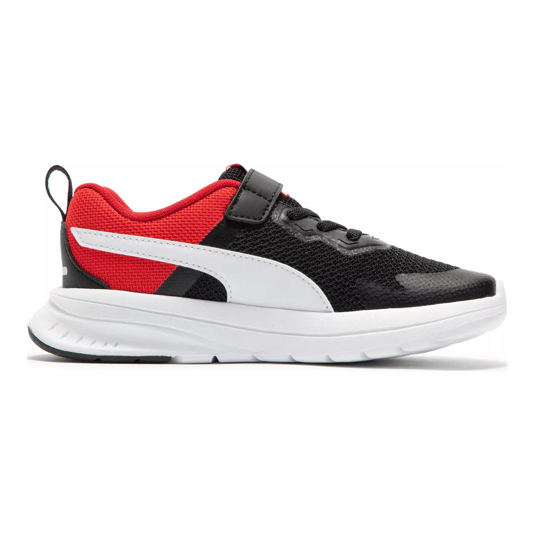 Кроссовки Flex Essential Run Mesh Low Top для детей PUMA, черный/красный — фото 2