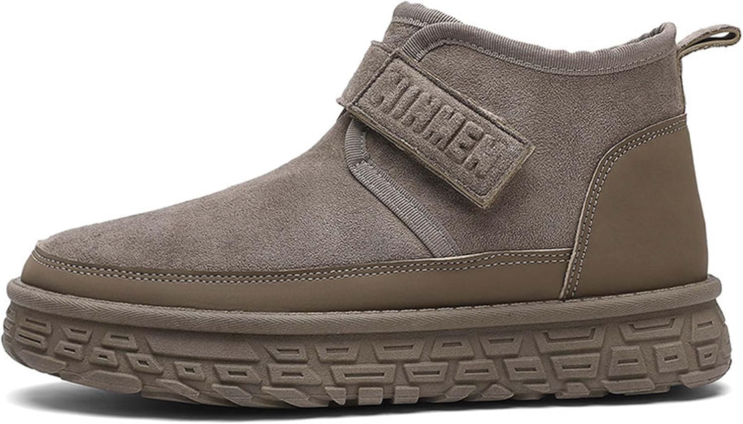 

Зимние высокие повседневные хлопковые ботинки с бархатной отделкой, теплые, модные и легкие снежные сапоги Generic, Licorice