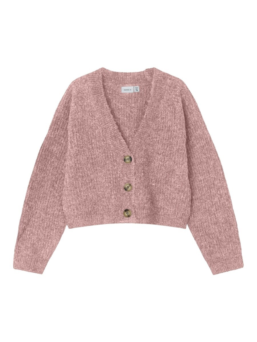 

Вязаный кардиган NAME IT Knit Cardigan, темно-розовый
