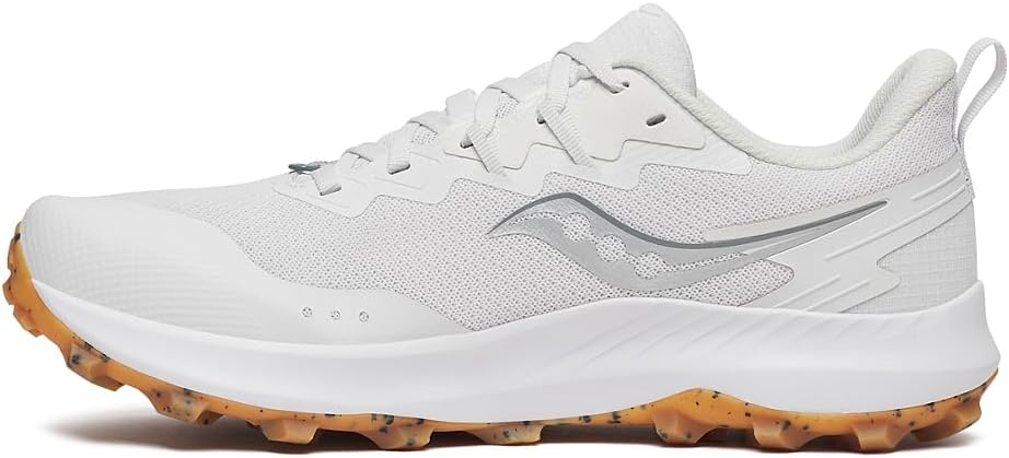 Мужские кроссовки для трейлового бега Saucony Peregrine 14, Fog/Gum — фото 3