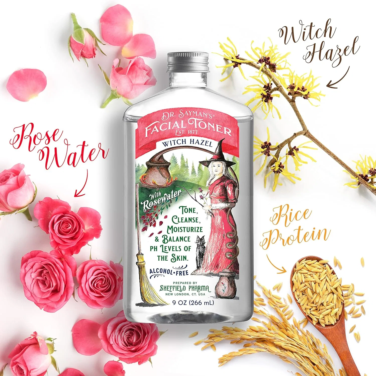 Тоник Sayman Salve — Alcohol-Free Facial Toner, 255.1 г — фото 4