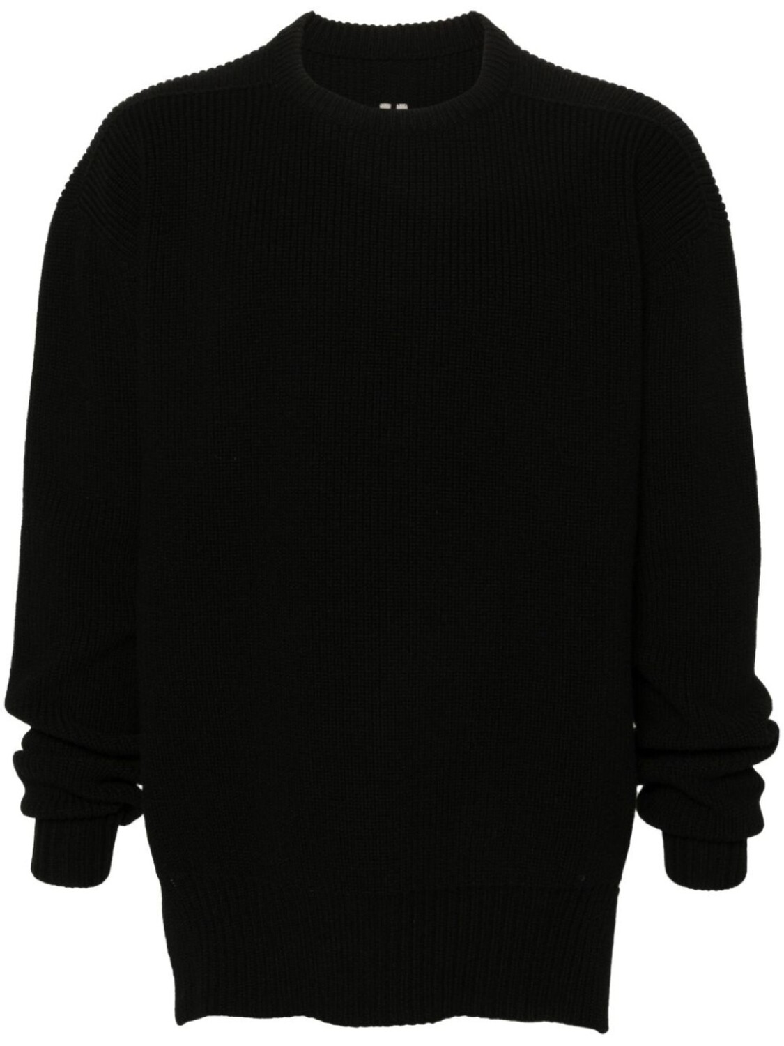 

Rick Owens джемпер из натуральной шерсти, связанный вручную, черный