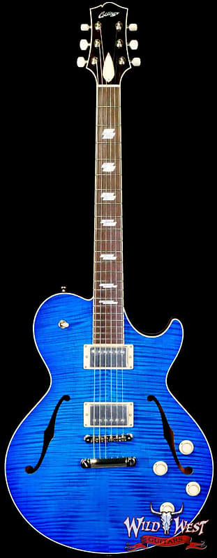 

Электрогитара Collings SoCo Deluxe Premium Flame Maple Top Rosewood Fingerboard Lollar Low Wind Imperial Humbuckers Sapphire Blue