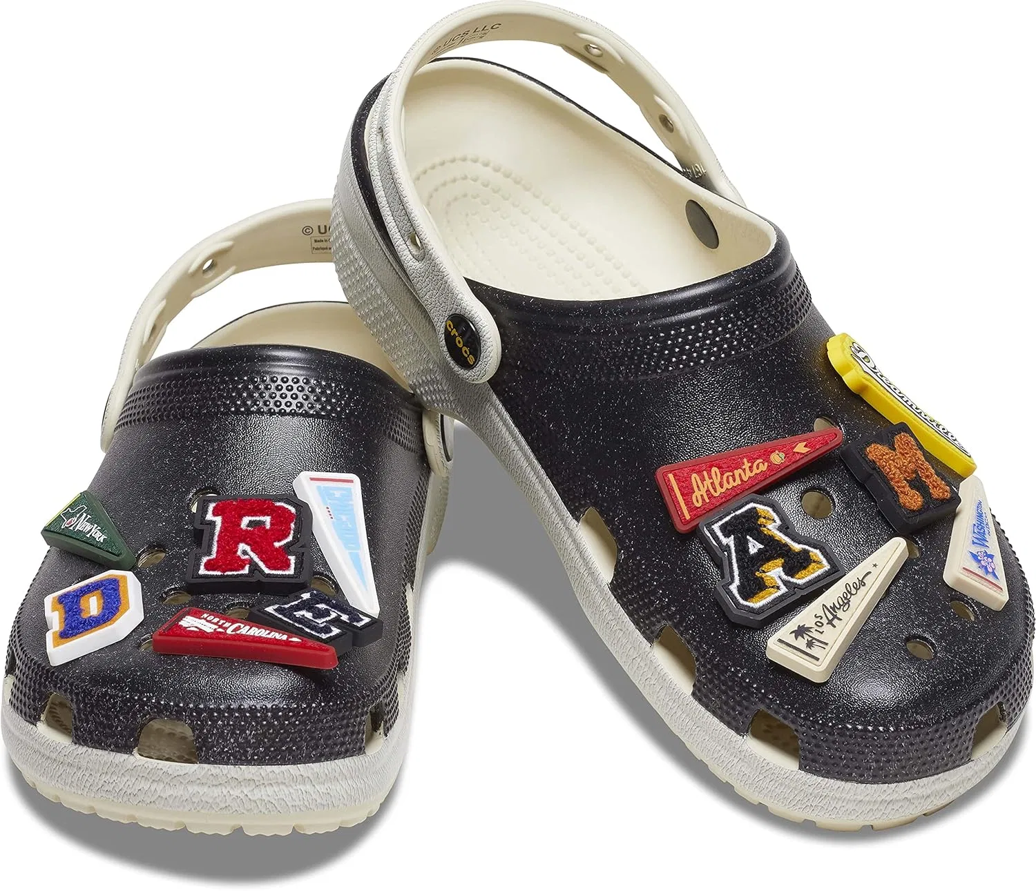 Кроксы Unisex Dreamville X Classic Clogs Wooden Shoes Crocs, Multicoloured Sea Waves Ocean Tides
