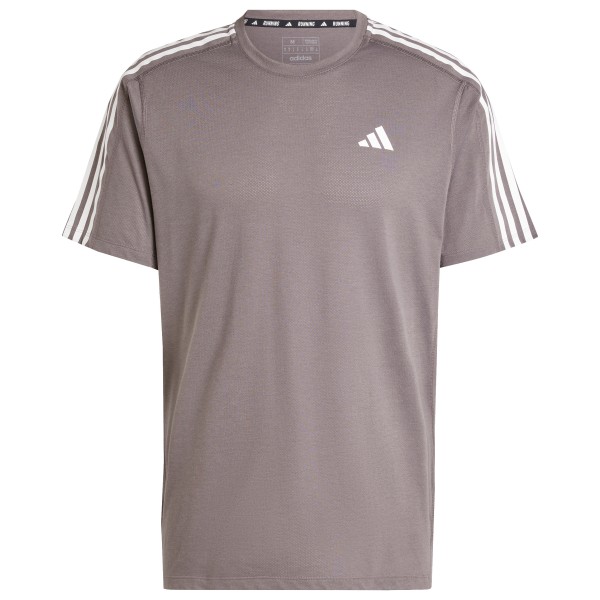 

Футболка с тремя полосками Own the Run - беговая рубашка Adidas, черный