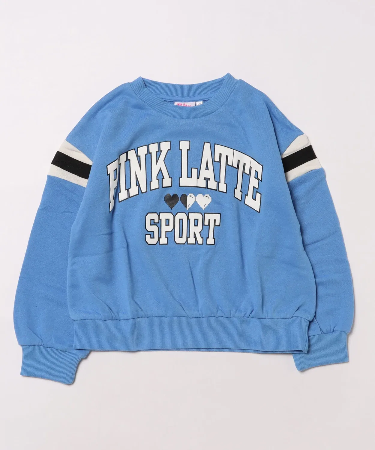 Свитшот PINK-latte SPORTS с логотипом, синий