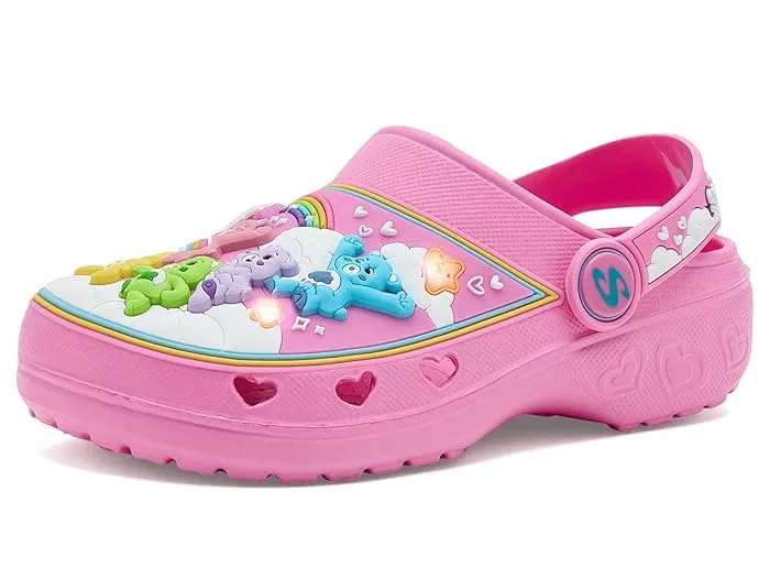 Клоги Skechers X Care Bear-S Lights-Sweetheart, Pink/Multi