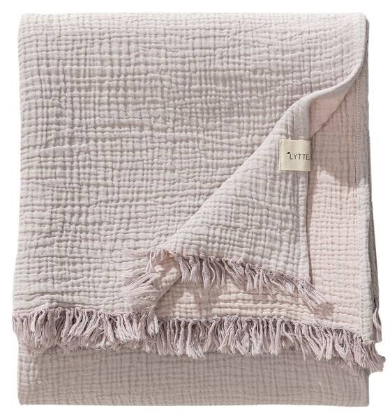 

Хлопковое одеяло benuta Lilo, 130x1x170 см, фиолетовый