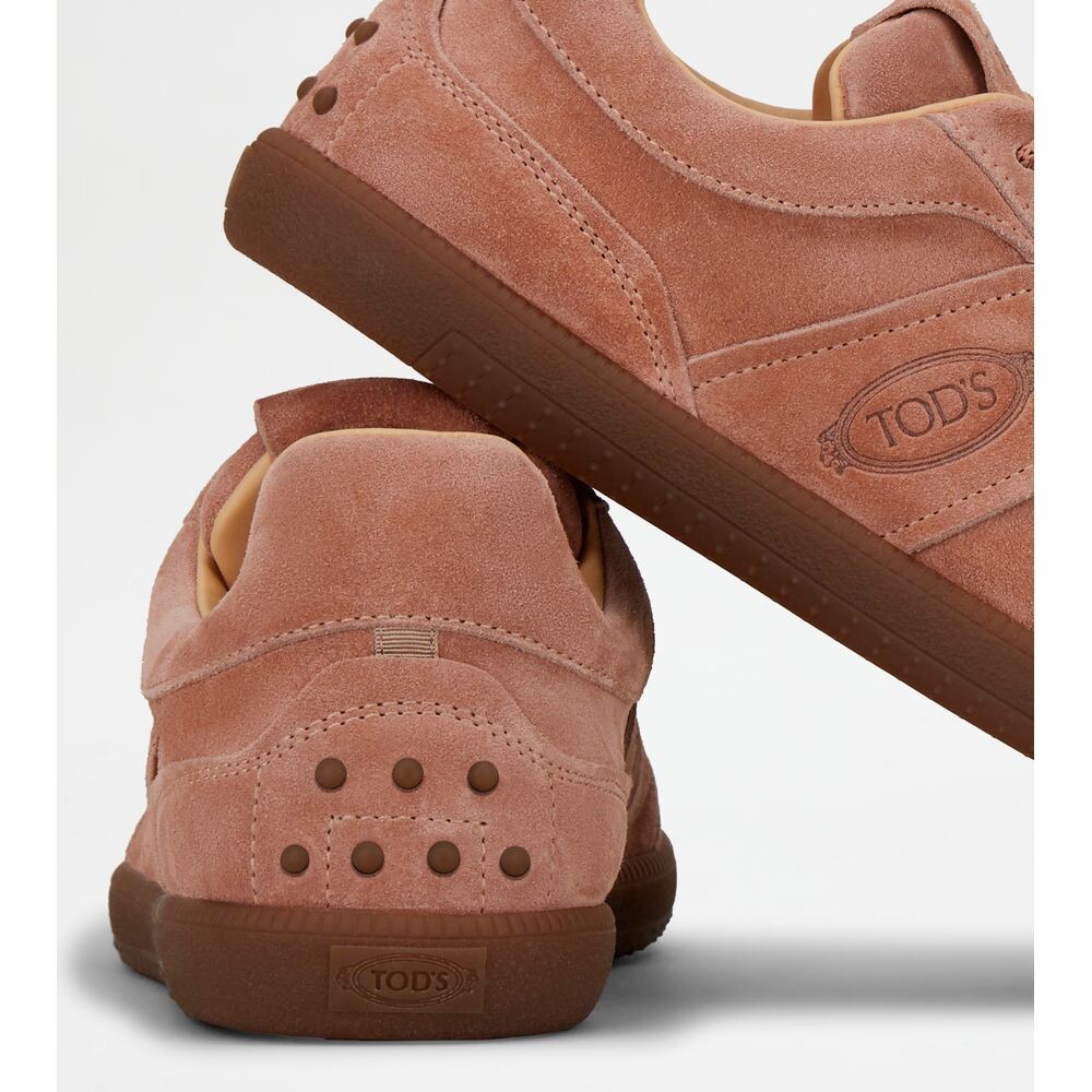 

Кроссовки Tod's Tabs из замши, розовый