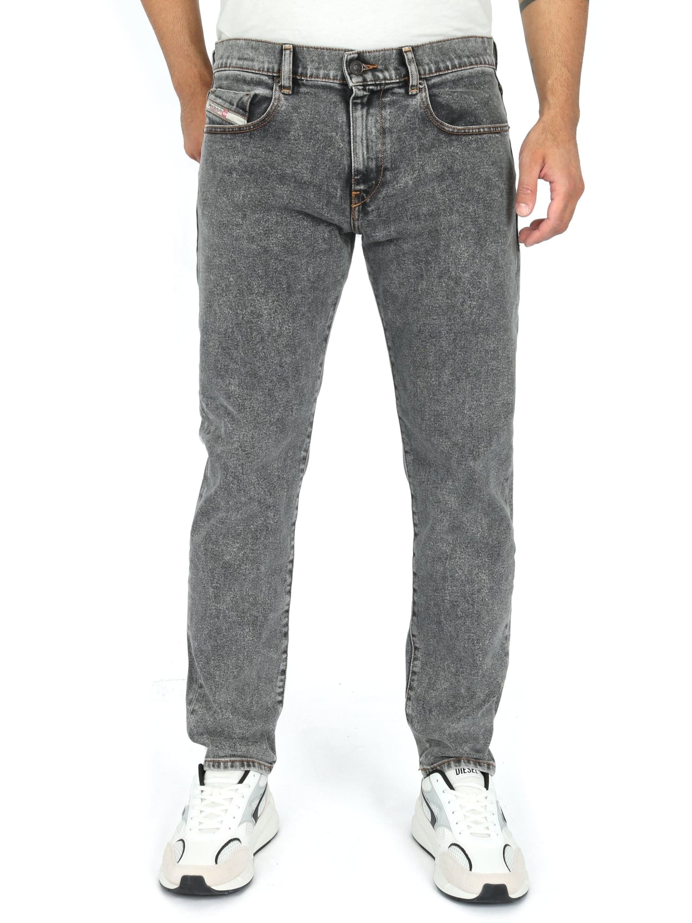 DIESEL Джинсы Slim fit 'D-STRUKT 09D78' в сером дениме — фото 2