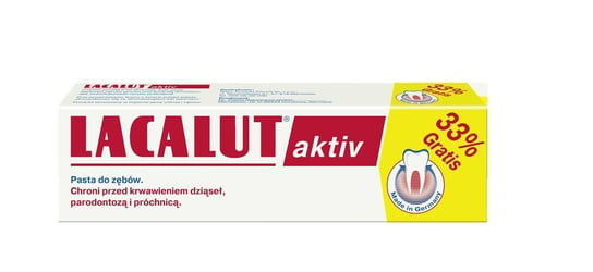 

Зубная паста, 75 мл + 33% Lacalut, Activ Periodontitis