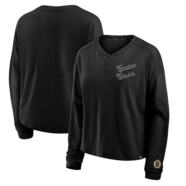 

Женская черная футболка henley с длинным рукавом boston bruins oversized all out effort Fanatics, Черный, Женская черная футболка henley с длинным рукавом boston bruins oversized all out effort Fanatics