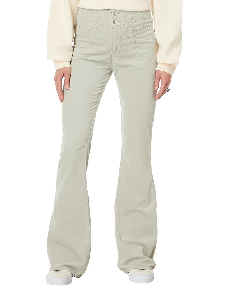 

Брюки Free People Jayde Cord Flare, цвет Mineral Grey