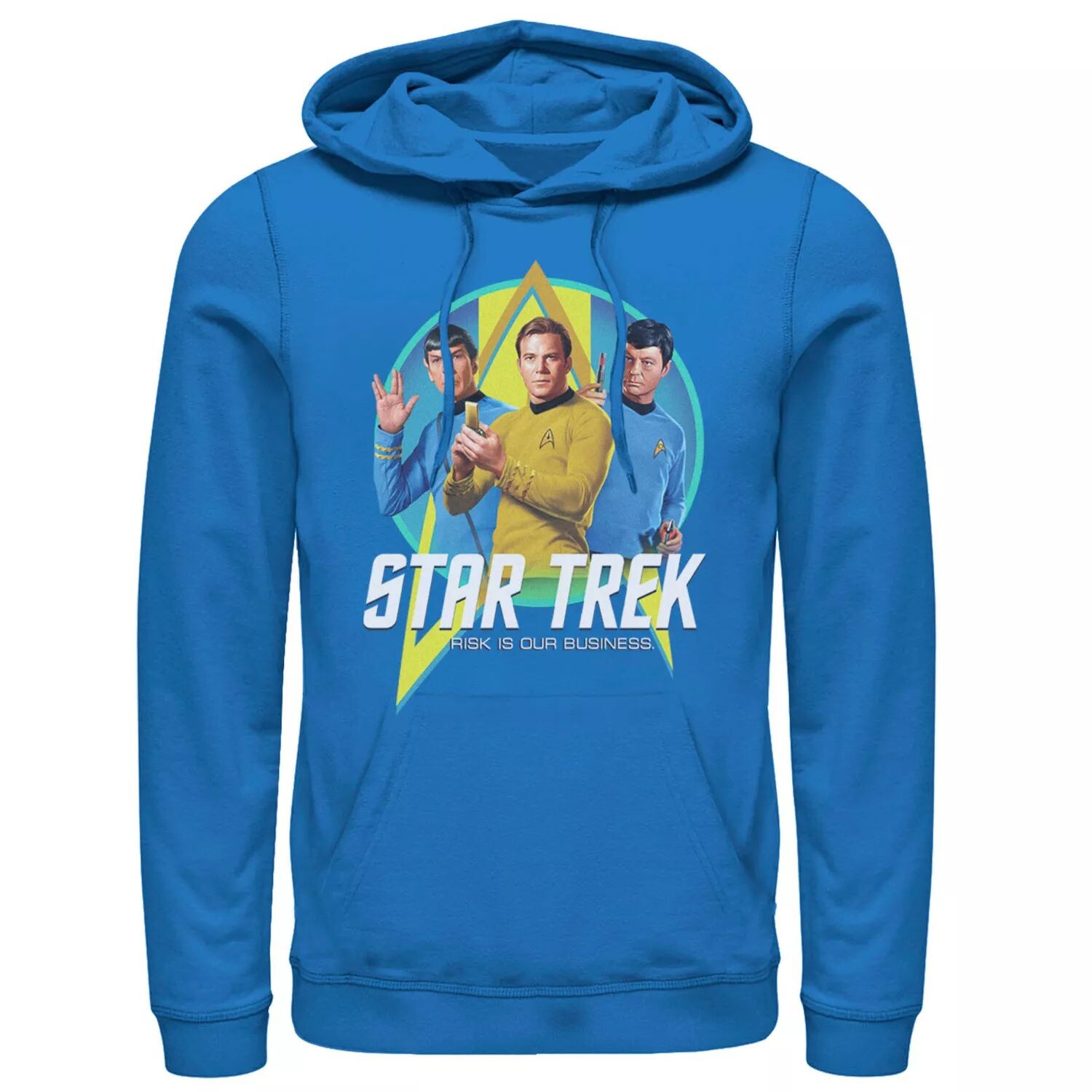 

Мужская толстовка с капюшоном из оригинальной серии Star Trek Risk Is Business Licensed Character