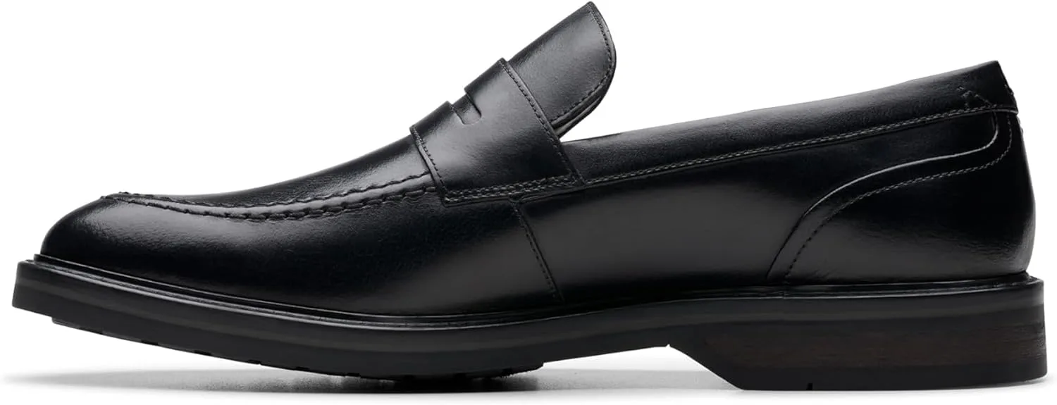 Мужские лоферы Clarks Aldwin Step, черный — фото 4