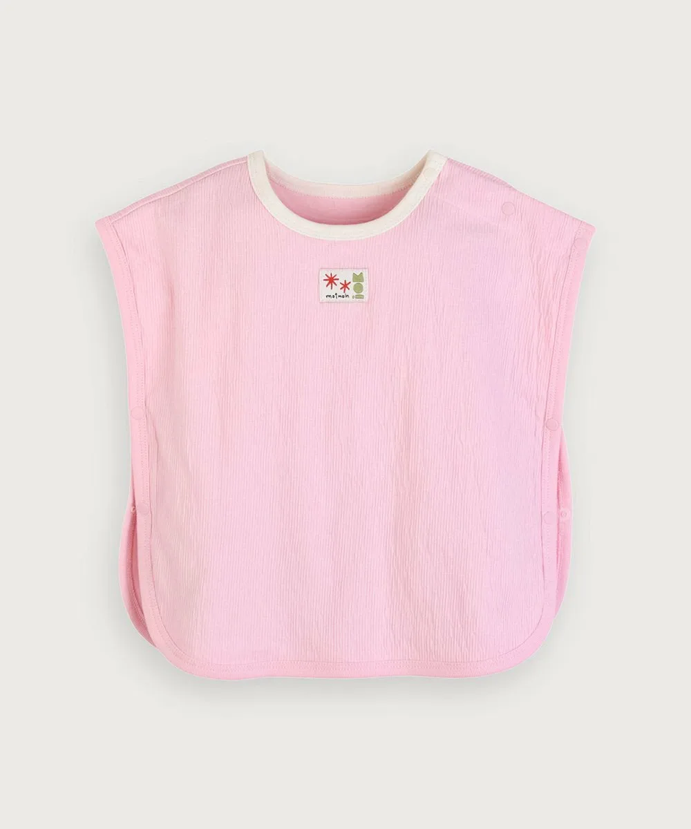 Жилет с нашивками, блузка с длинными рукавами и брюки Moimoln, Pink — фото 3