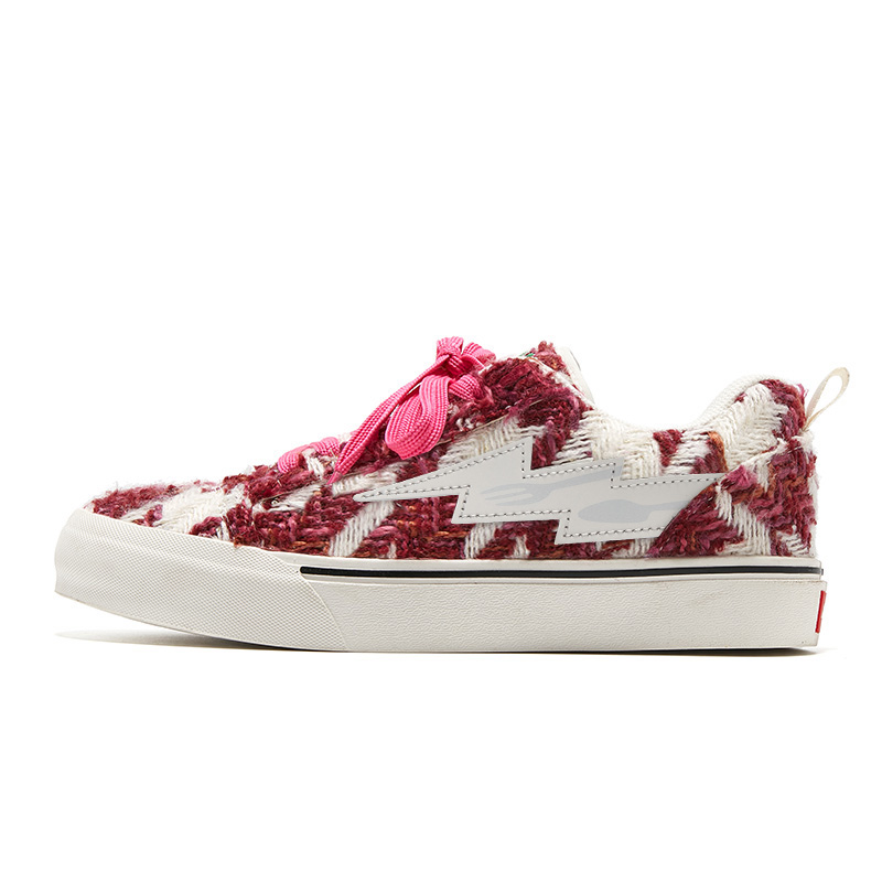 

Пухлые кроссовки Low Top Skateboard Shoes унисекс TINMUU, Cherry красный Shoelace