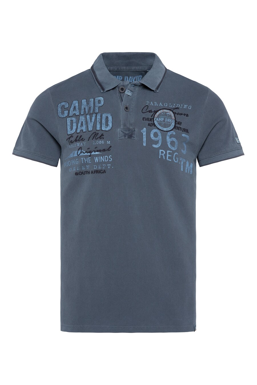 

Рубашка CAMP DAVID Paragliding Cape Town I, темно-синий/светло-синий