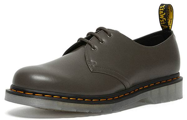 Тапочки 1461 iced smooth leather oxford shoes 'olive green' Dr. Martens, зеленый — фото 2
