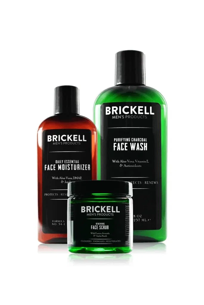 Мужской набор для ухода за лицом Brickell Men's Daily Advanced Face Care Routine II Brickell Men'S Products