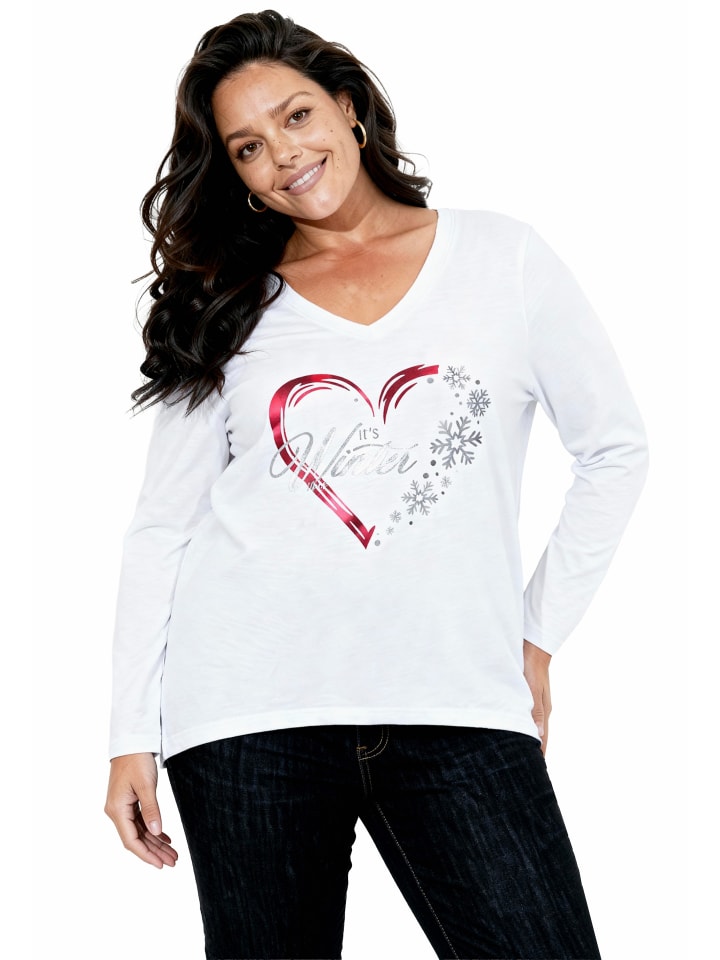 

Angel of Style Длинная футболка белоснежного цвета