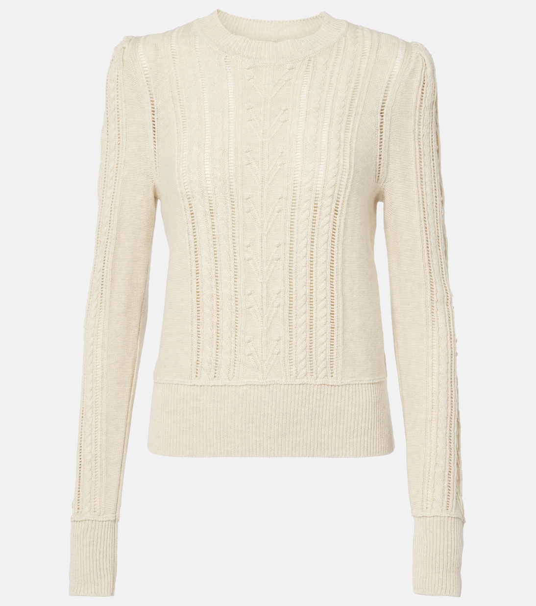 

Свитер из хлопка и шерсти Kalyn Marant Etoile, Light Grey