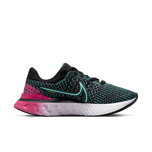 Кроссовки react infinity run flyknit 3 Nike, черный — фото 2