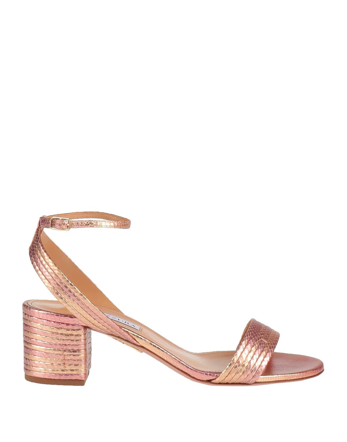 Сандалии Aquazzura, розовое золото