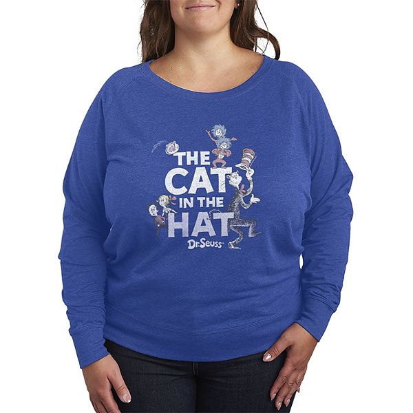 

Футболка с длинным рукавом Plus size The Cat in the Hat в стиле distressed Dr. Seuss