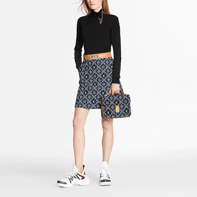 Юбка женская Louis Vuitton, синий — фото 2