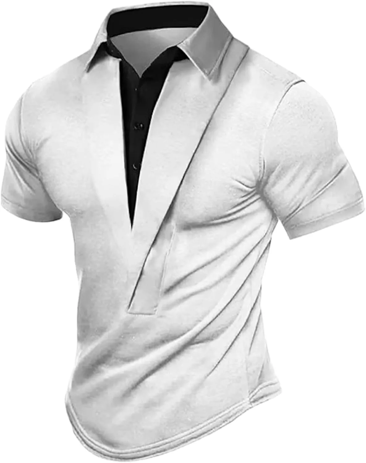 

Мужская поло с коротким рукавом Casual Basic