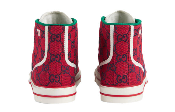 Кроссовки GUCCI Tennis 1977 High Top Sneakers 'Red', красный — фото 4