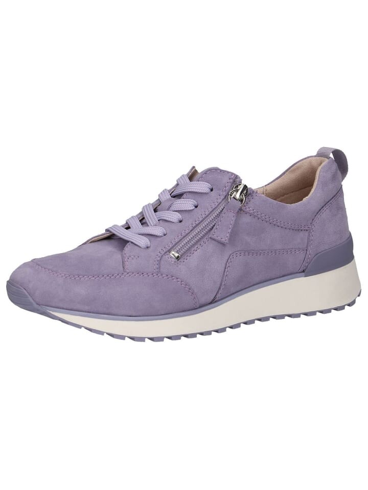 

Кроссовки на шнуровке Caprice, цвет lavender suede