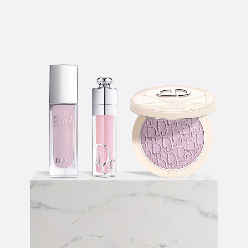 DIOR Жидкая помада-румяна light purple, наборы для макияжа, легко растушевывается, стойкая — фото 3
