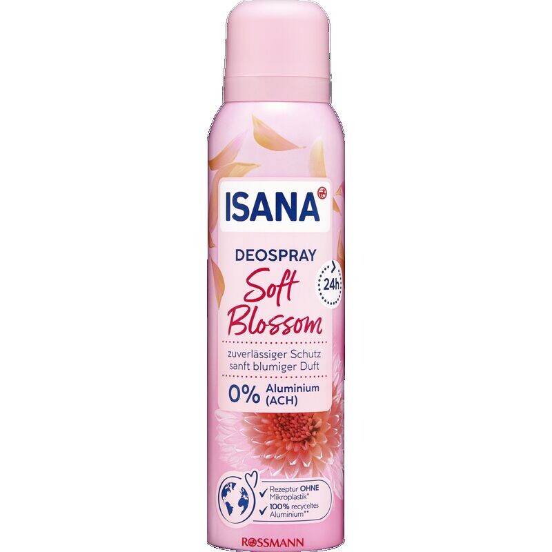 

Дезодорант-спрей Soft Blossom ISANA, 150 ml
