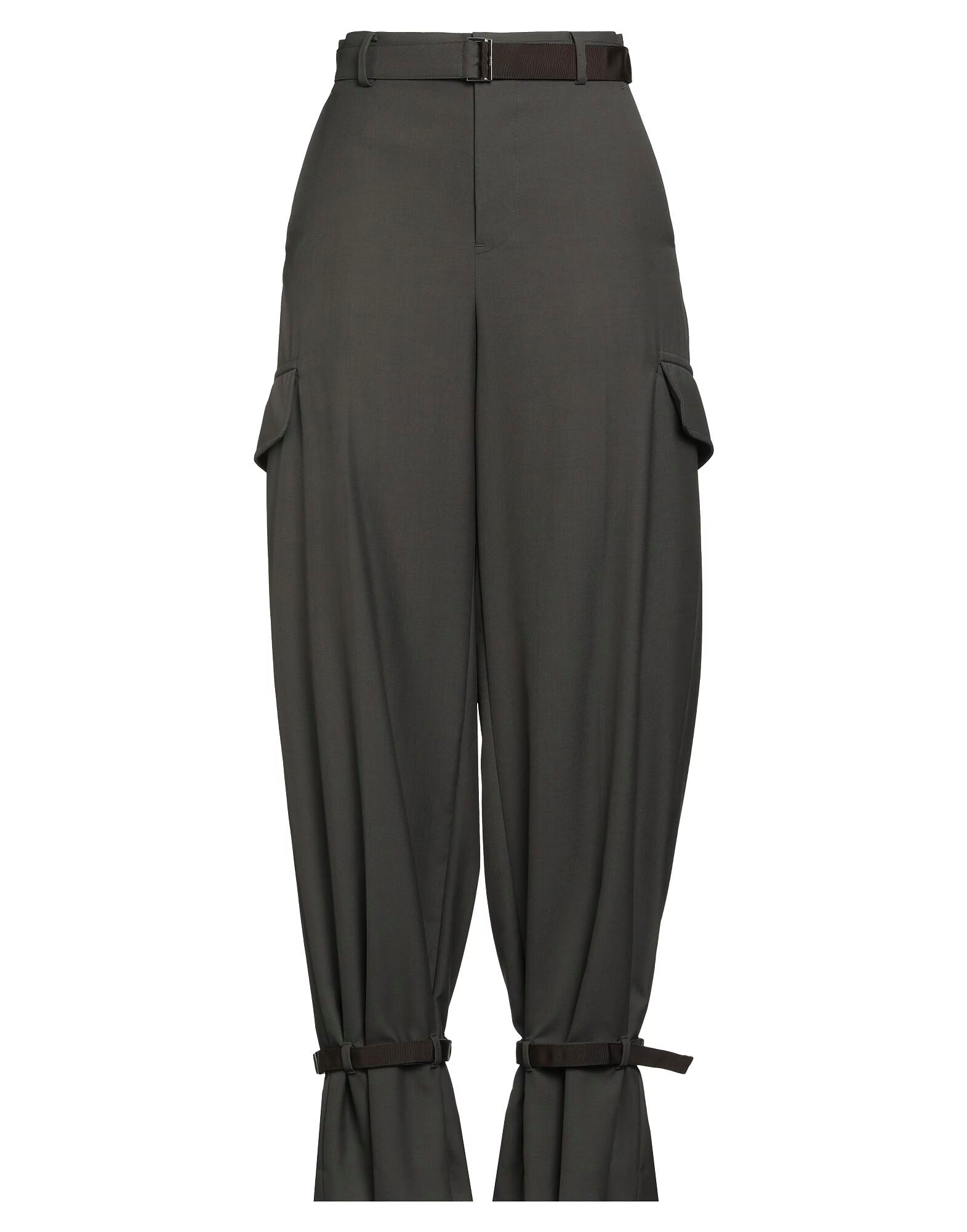 

Брюки Sacai, темно-зелёный