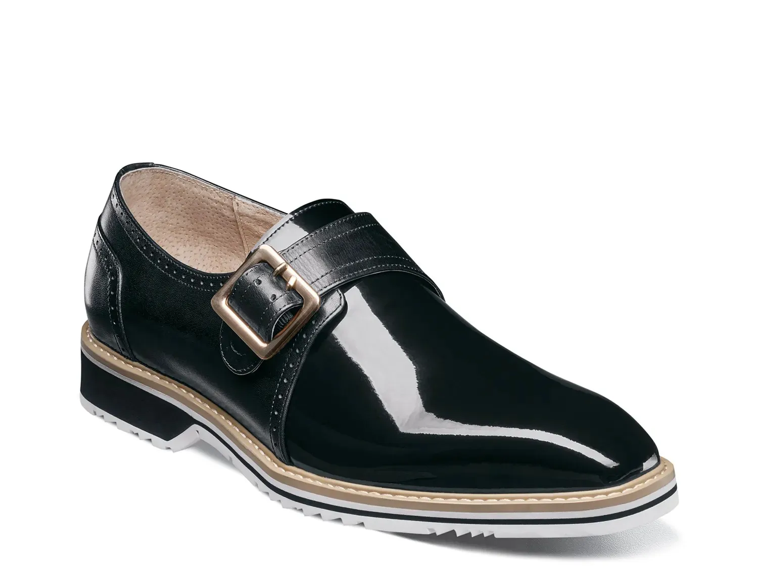 Туфли-лодочки Stacy Adams Bartram Monk Strap Slip-On, черные