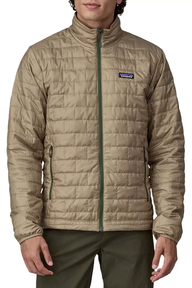 

Мужская куртка-пуховик Patagonia Nano, цвет Seabird Grey