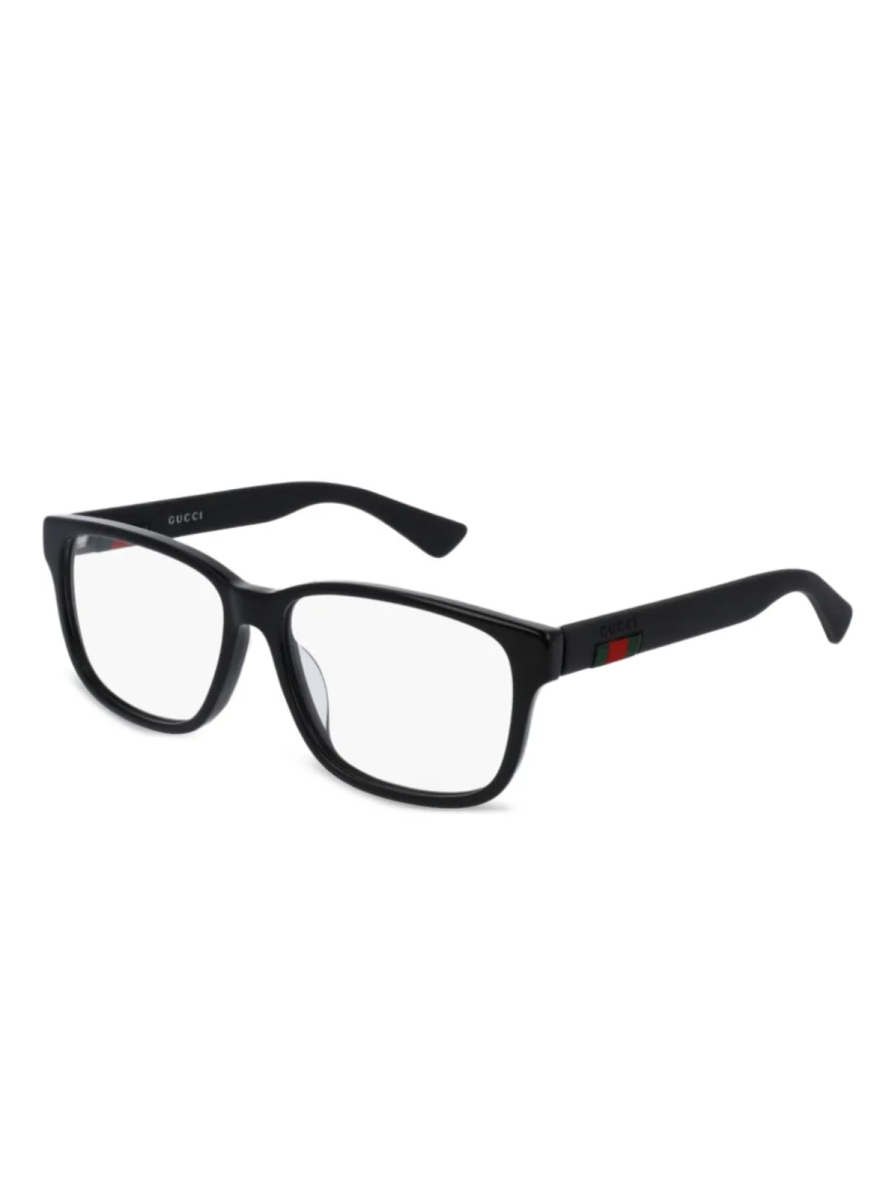 

Очки в квадратной оправе Gucci Eyewear, черный