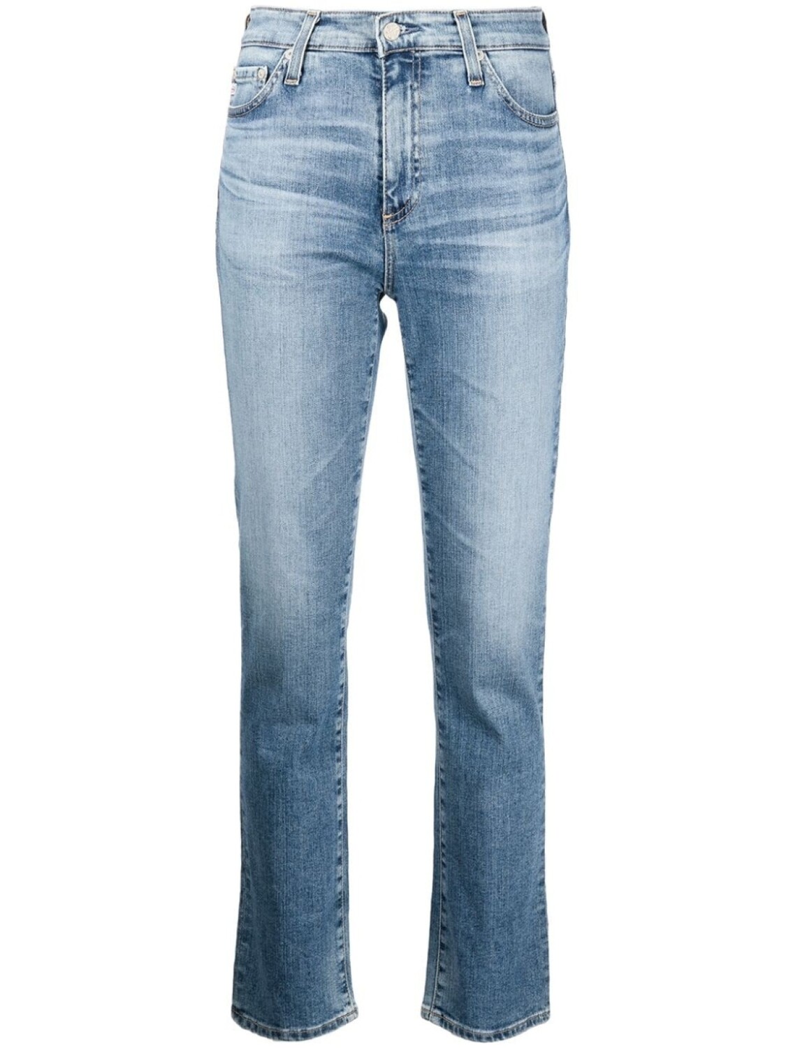 

AG Jeans узкие джинсы Mari с завышенной талией, синий