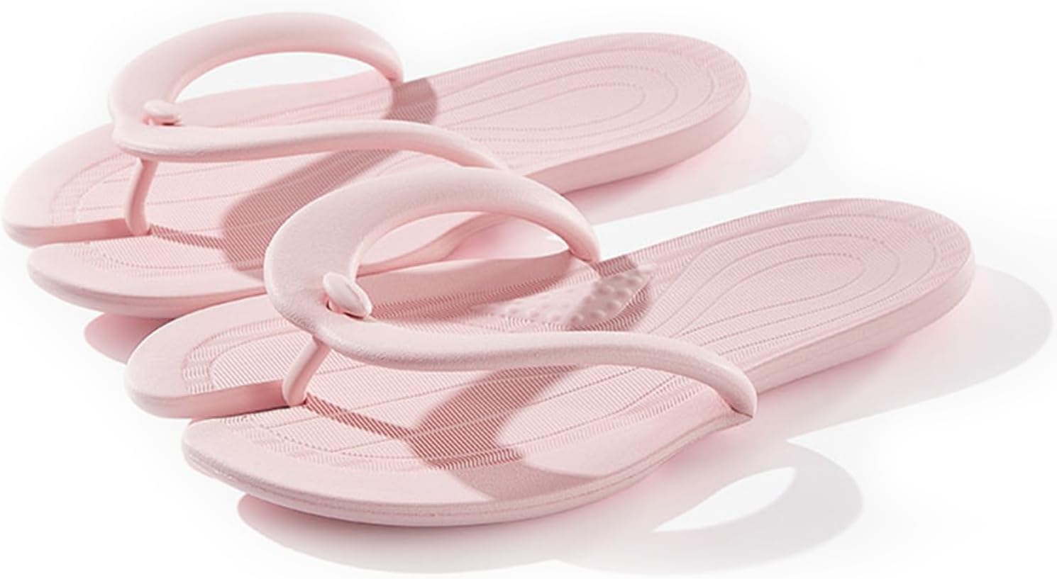 

Шлепанцы унисекс для женщин и мужчин, дорожные тапочки, обувь для душа, быстросохнущие складные сандалии Biuhfn, розовый