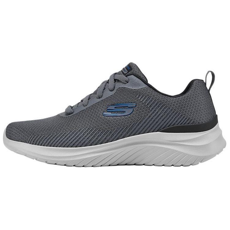 

Мужские износостойкие дышащие кроссовки Rebound с низким верхом, серые Skechers, Gray