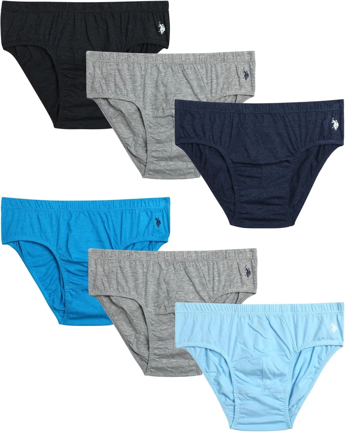 Боксеры U.S. POLO ASSN., Heather Blues/Charcoal Heather/Grey Heather